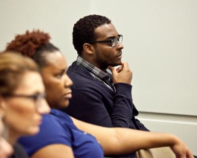 Analytics Students in Classroom